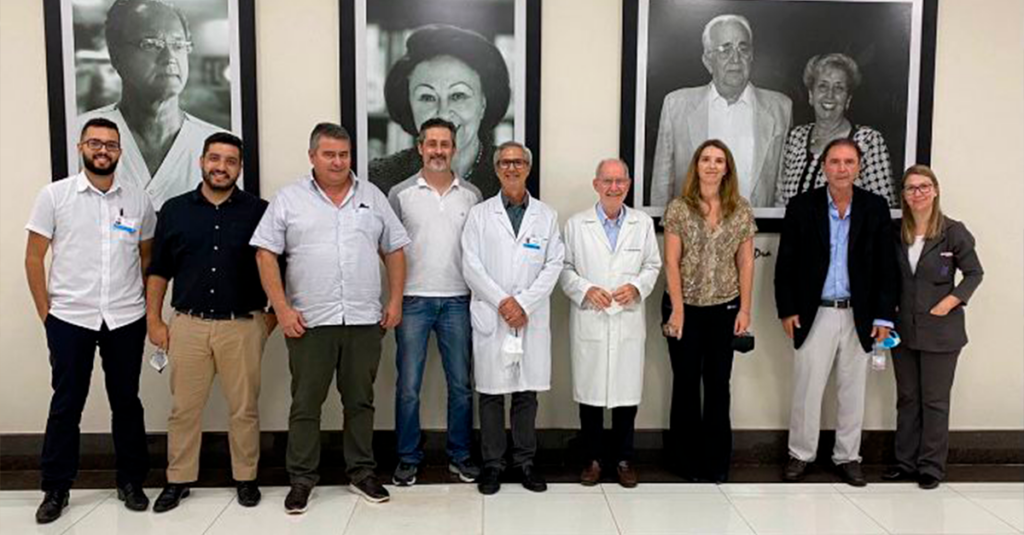 Representantes da techtools health visitam Hospital de Amor e Ircad