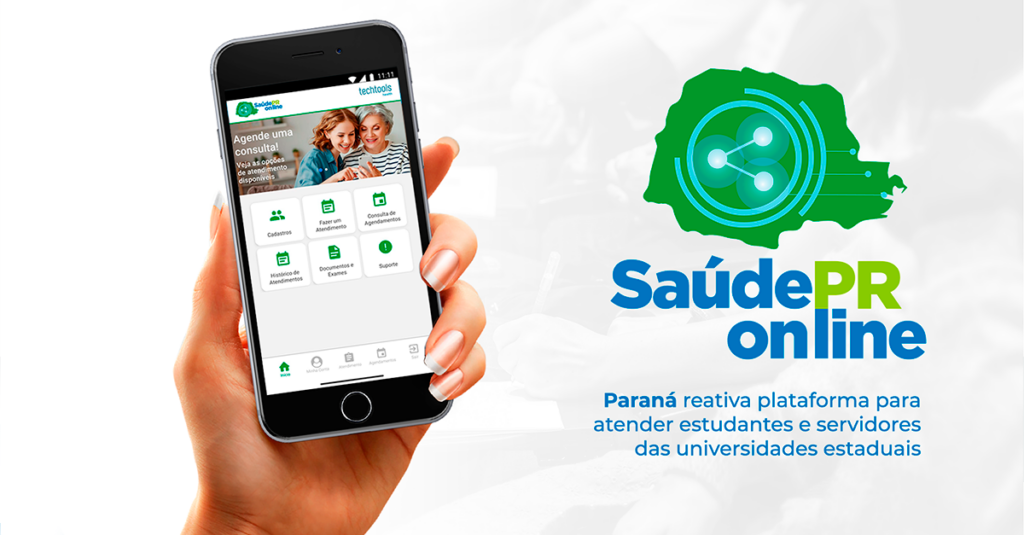 Saúde Online PR está disponível para servidores e alunos de universidades estaduais do Paraná
